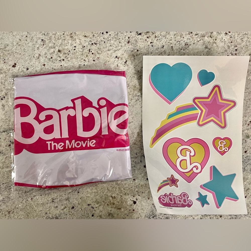 Barbie Movie Beach Ball & Tatoos